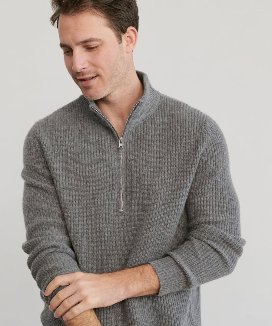 Sweaters J.Jill | Men'S Wool Half Zip