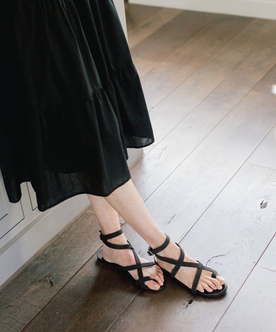 Shoes J.Jill | Oiled Leather Strappy Sandal