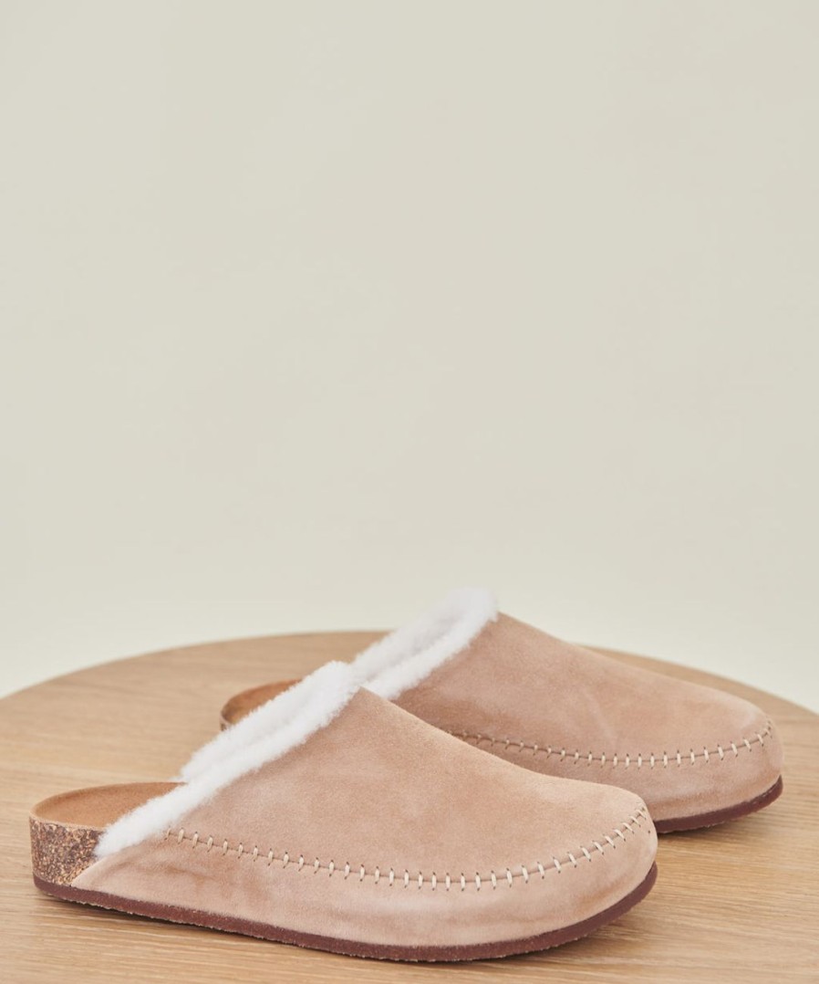 Shoes J.Jill | Shearling-Lined Moc Clog