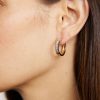 Accessories J.Jill | Stevie Grey Diamond Hoops