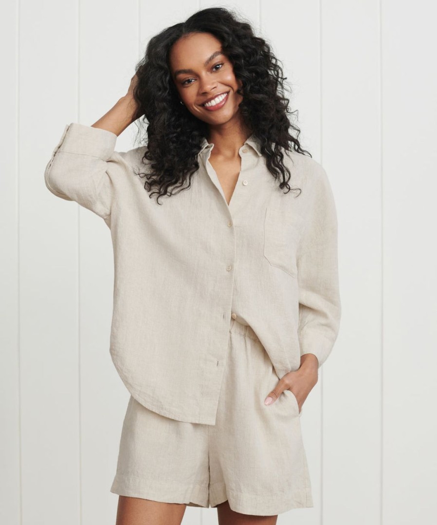 Tops J.Jill | Linen Logan Shirt