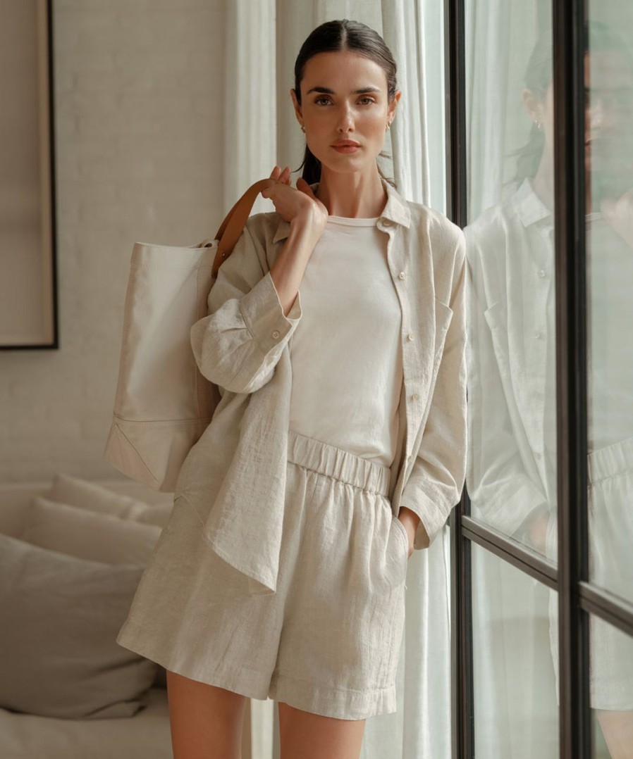 Tops J.Jill | Linen Logan Shirt