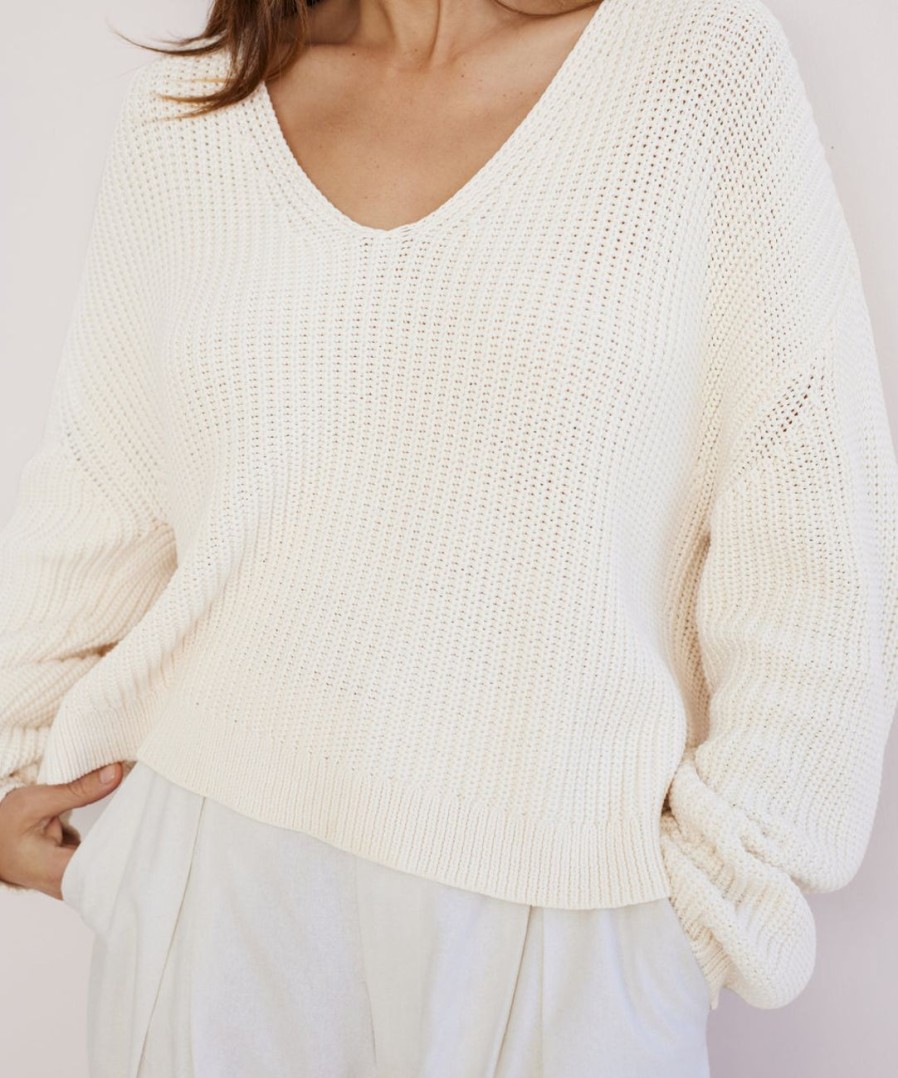 Sweaters J.Jill | Cropped Cotton Cabin Sweater