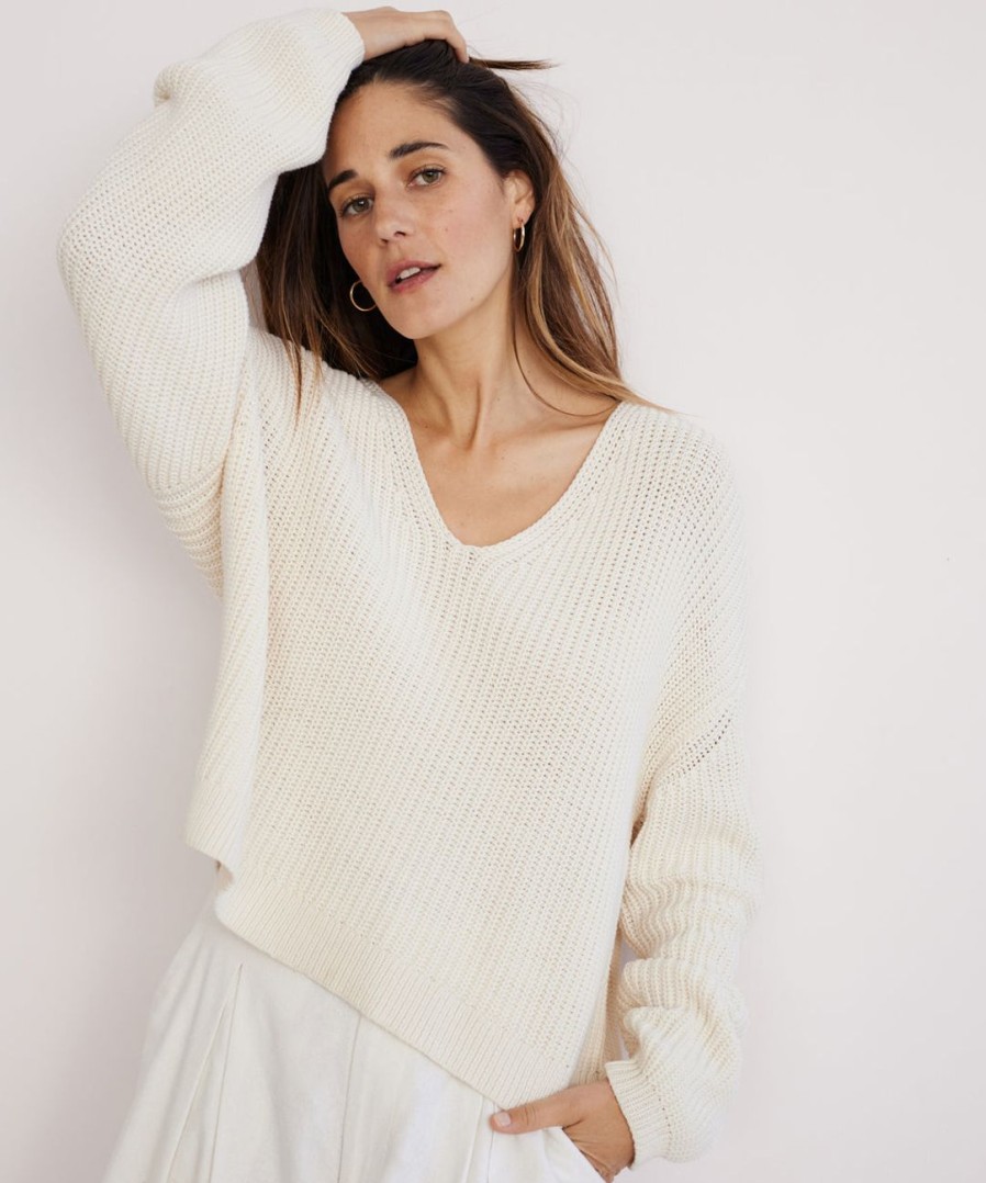 Sweaters J.Jill | Cropped Cotton Cabin Sweater