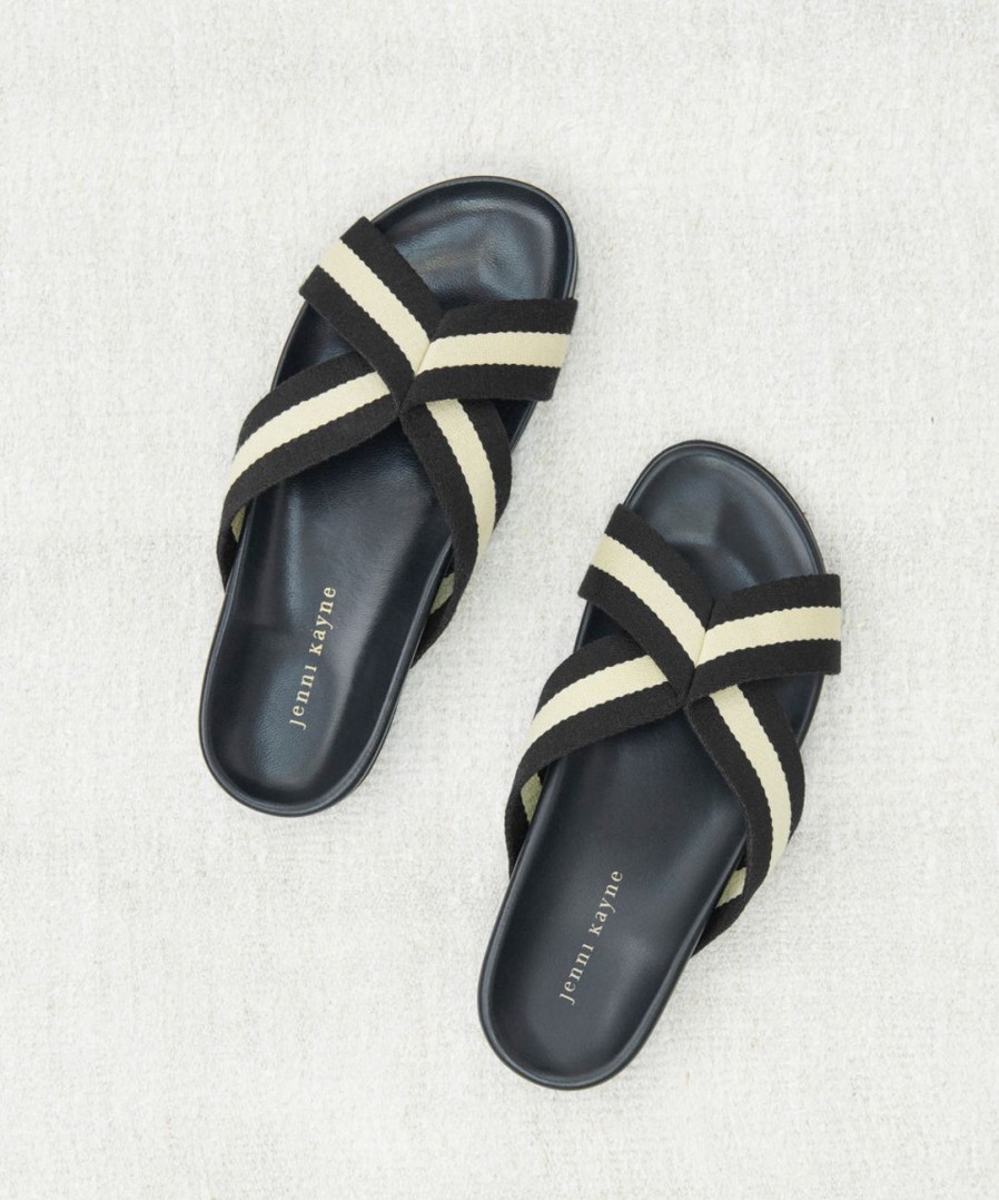 Shoes J.Jill | Cotton Crossover Sandal