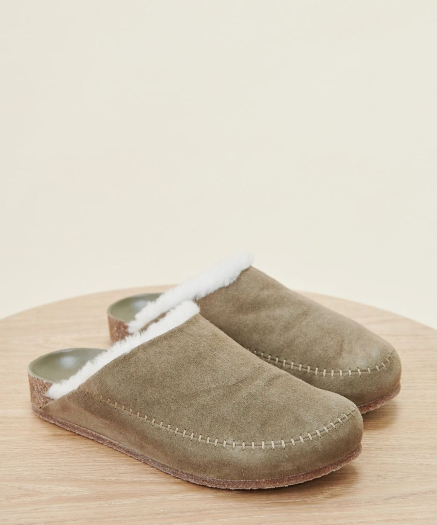 Shoes J.Jill | Shearling-Lined Moc Clog