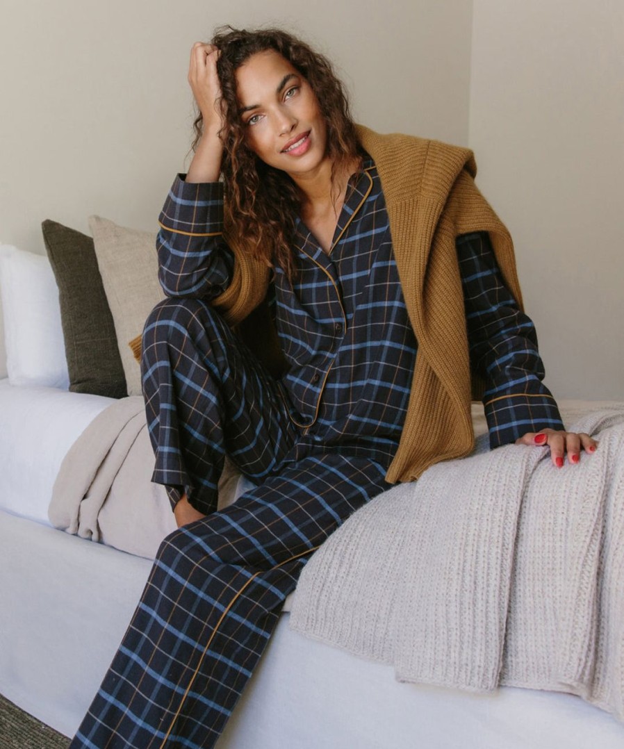 Lounge J.Jill | Flannel Pajama Top