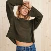 Sweaters J.Jill | Cropped Linen Crewneck