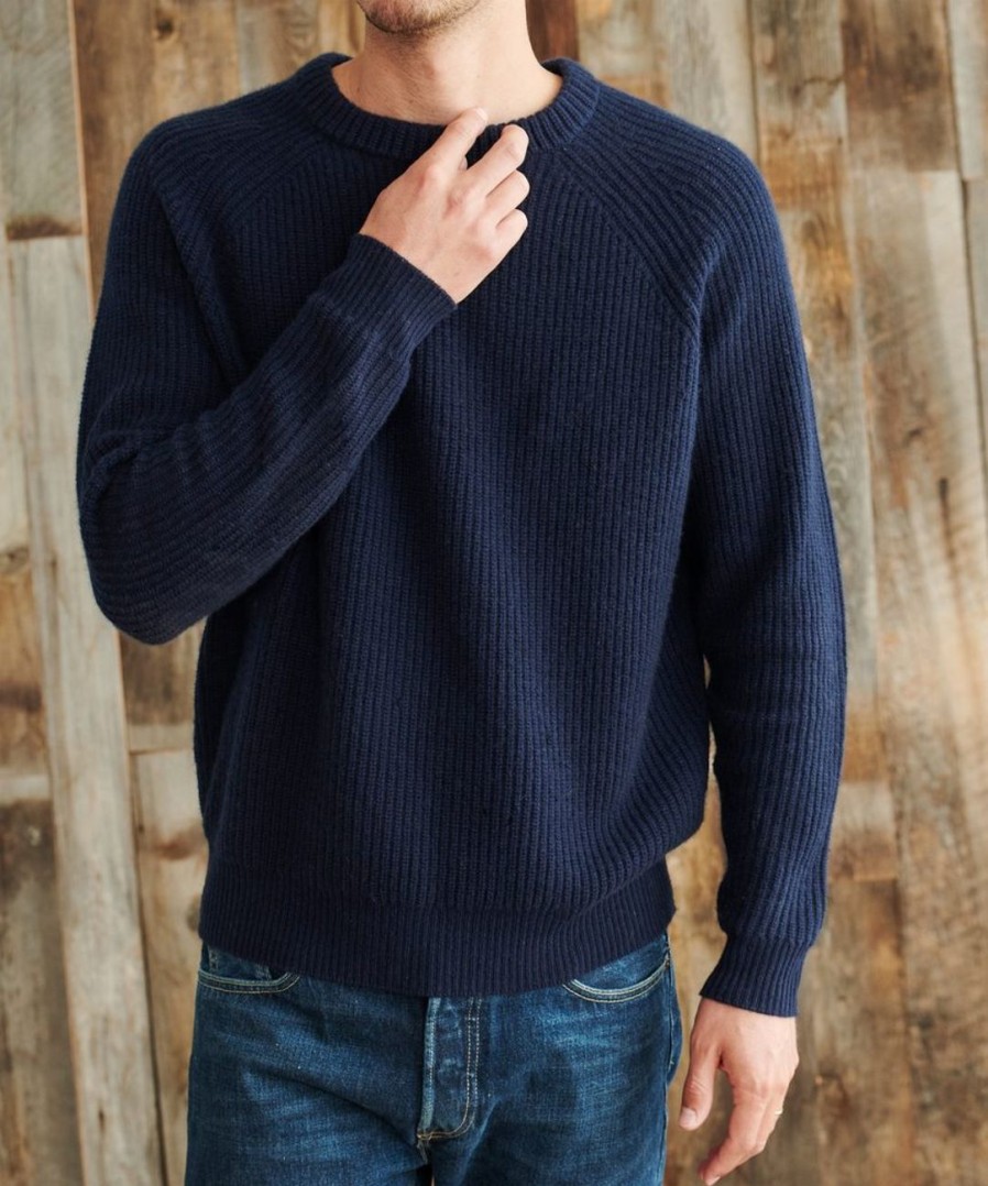 Sweaters J.Jill | Men'S Cashmere Fisherman Sweater