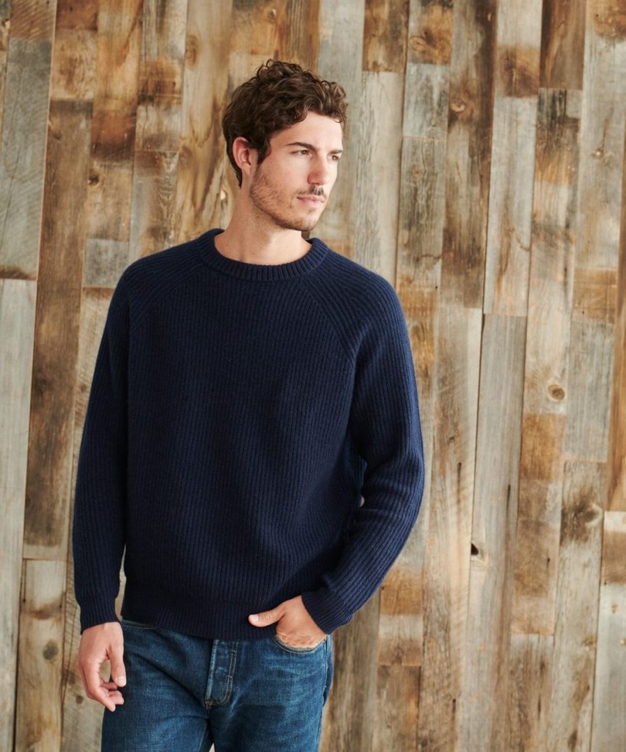 Sweaters J.Jill | Men'S Cashmere Fisherman Sweater