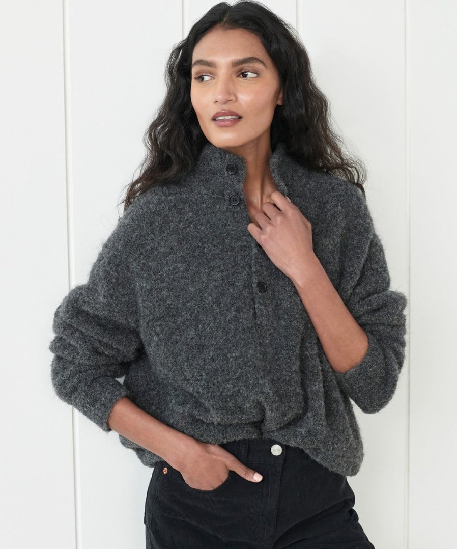 Sweaters J.Jill | Boucle Button Pullover