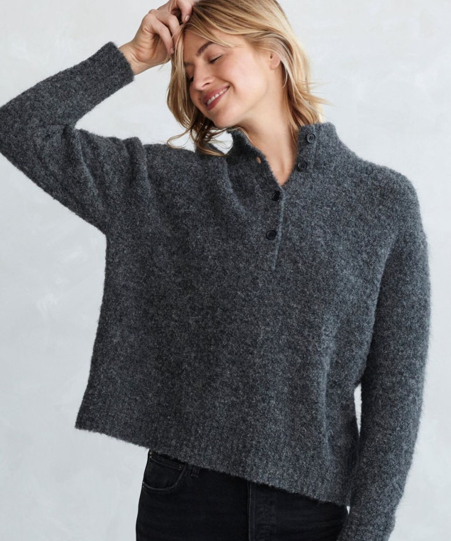 Sweaters J.Jill | Boucle Button Pullover