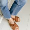 Shoes J.Jill | Cotton Crossover Sandal