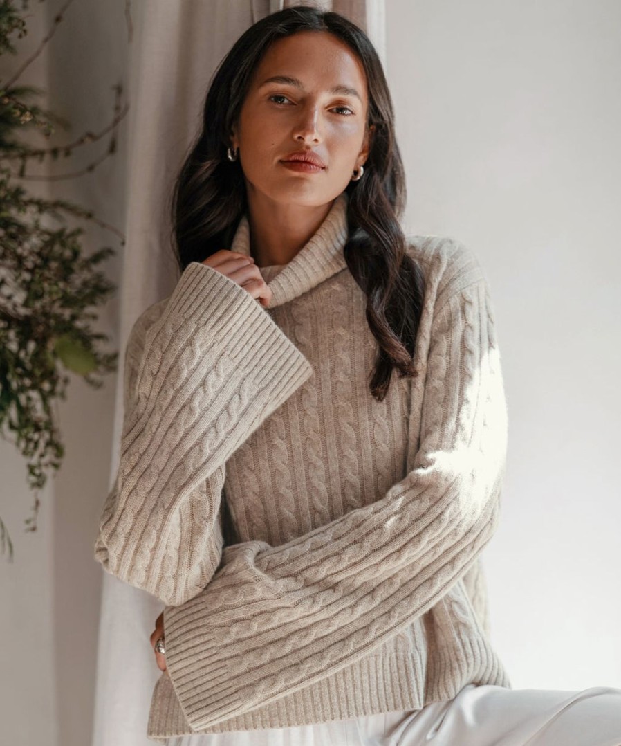 Sweaters J.Jill | Cable Nell Turtleneck