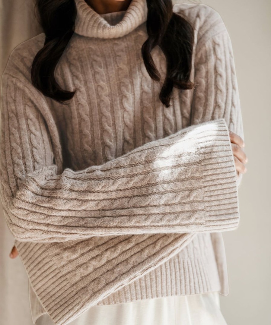 Sweaters J.Jill | Cable Nell Turtleneck