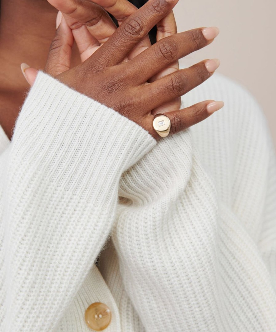 Accessories J.Jill | Gemma Baguette Signet Ring