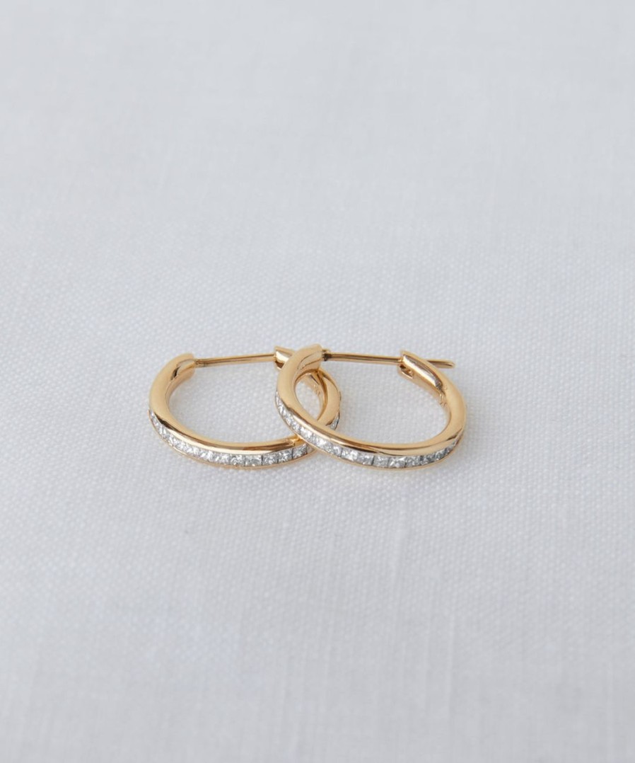 Accessories J.Jill | Iris Diamond Hoops