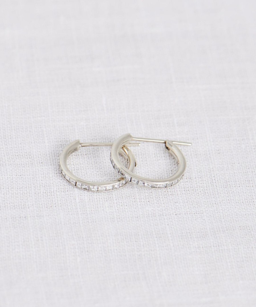 Accessories J.Jill | Iris Diamond Hoops