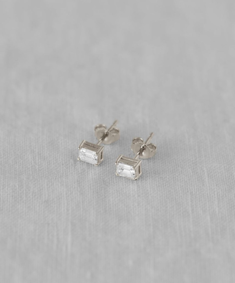 Accessories J.Jill | Ivy Emerald Cut Studs