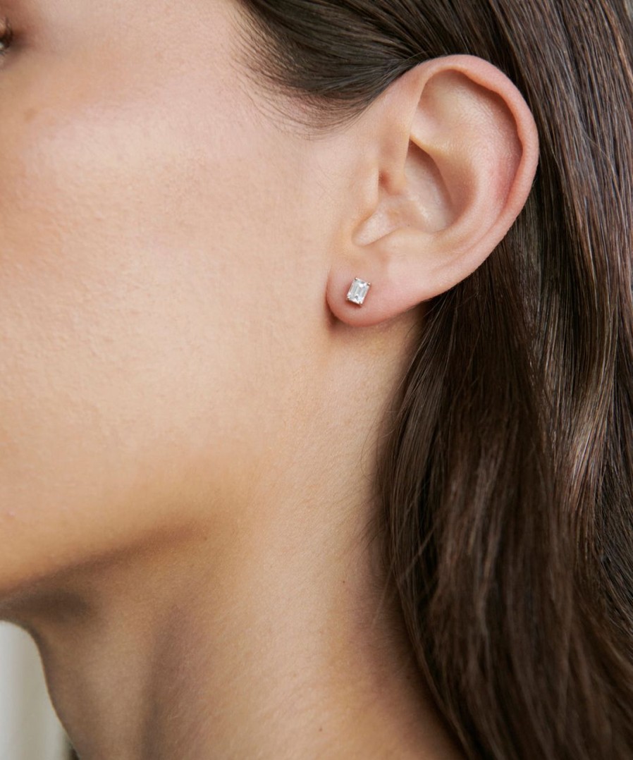 Accessories J.Jill | Ivy Emerald Cut Studs