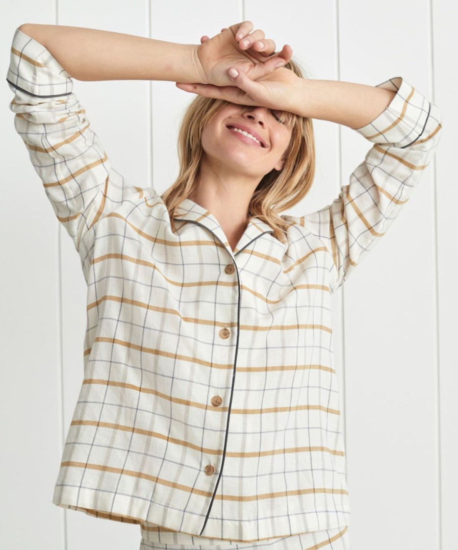 Lounge J.Jill | Flannel Pajama Top