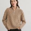 Sweaters J.Jill | Cable Half Zip