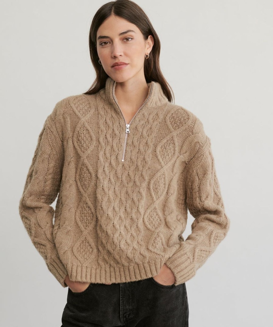 Sweaters J.Jill | Cable Half Zip