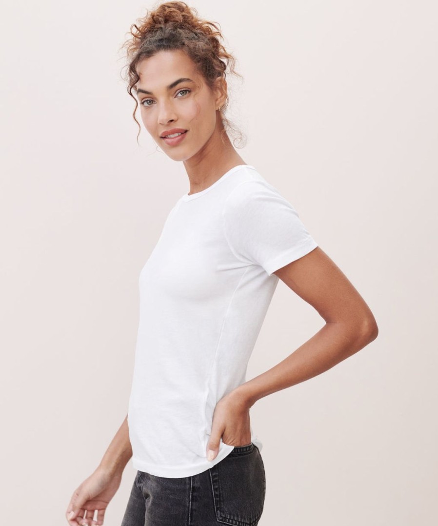 Tops J.Jill | Cotton Slim Tee