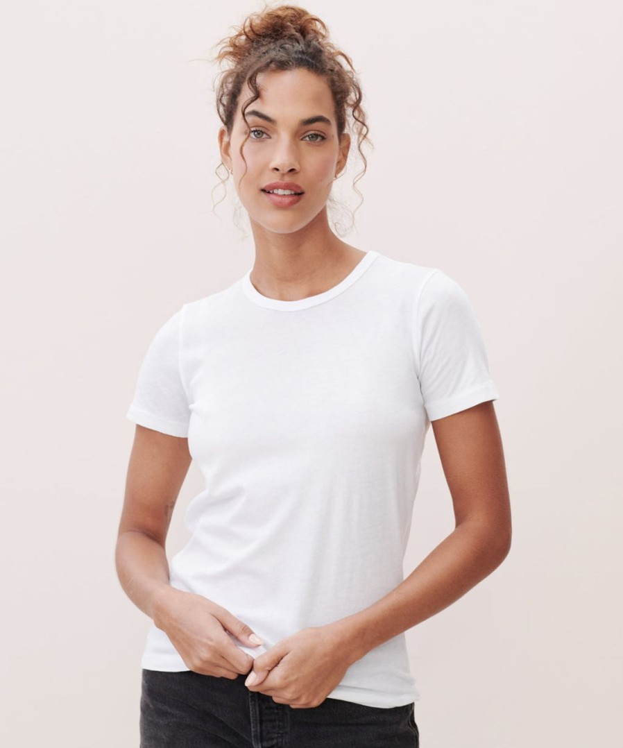 Tops J.Jill | Cotton Slim Tee