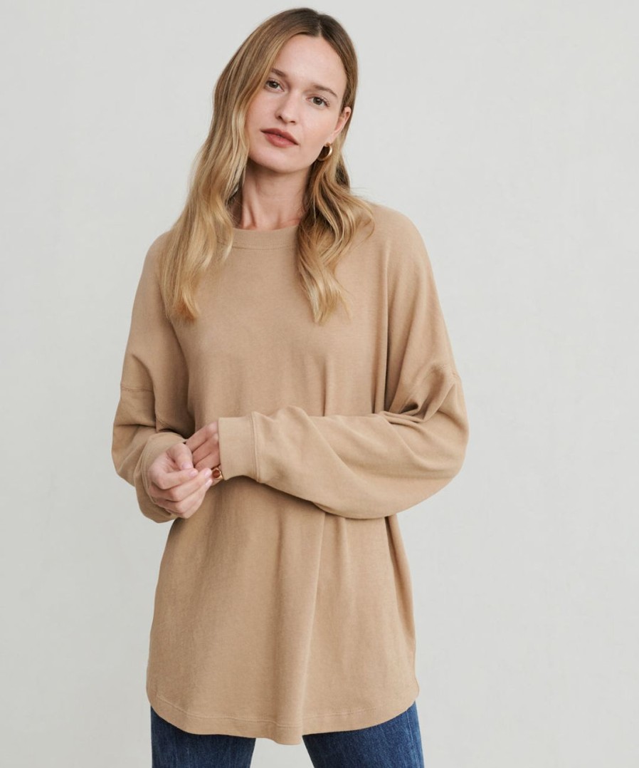 Tops J.Jill | Boyfriend Long-Sleeve Tee