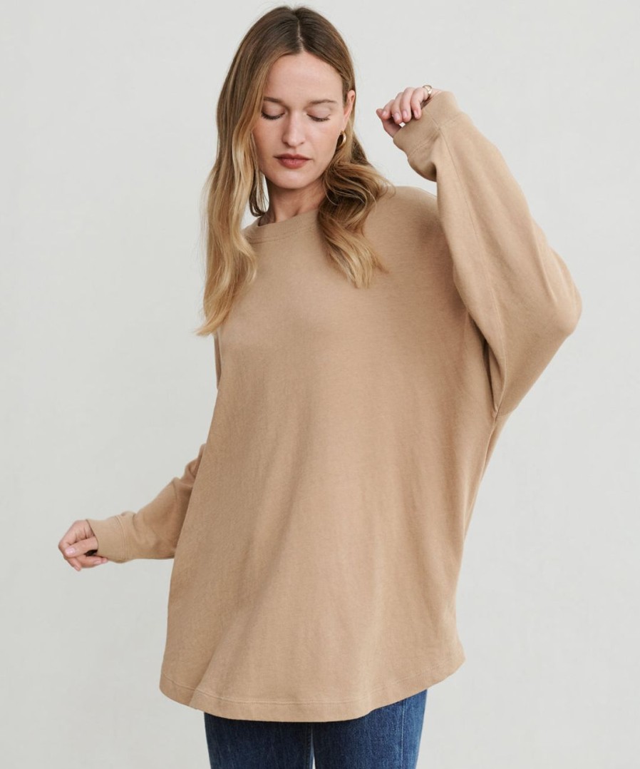 Tops J.Jill | Boyfriend Long-Sleeve Tee