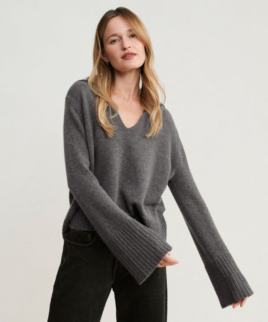 Sweaters J.Jill | Cashmere Frances Polo