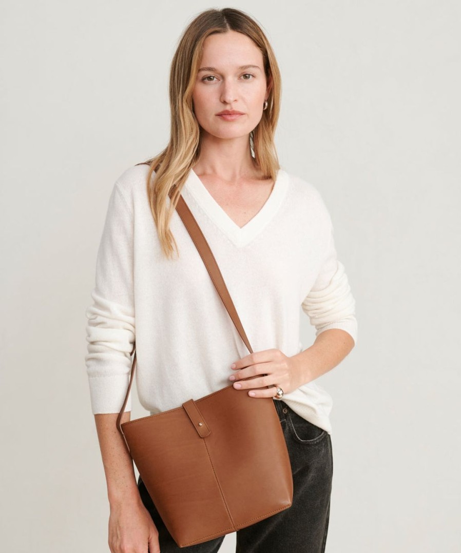 Accessories J.Jill | Mini Leather Bucket Bag