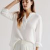 Tops J.Jill | Cypress Collarless Shirt