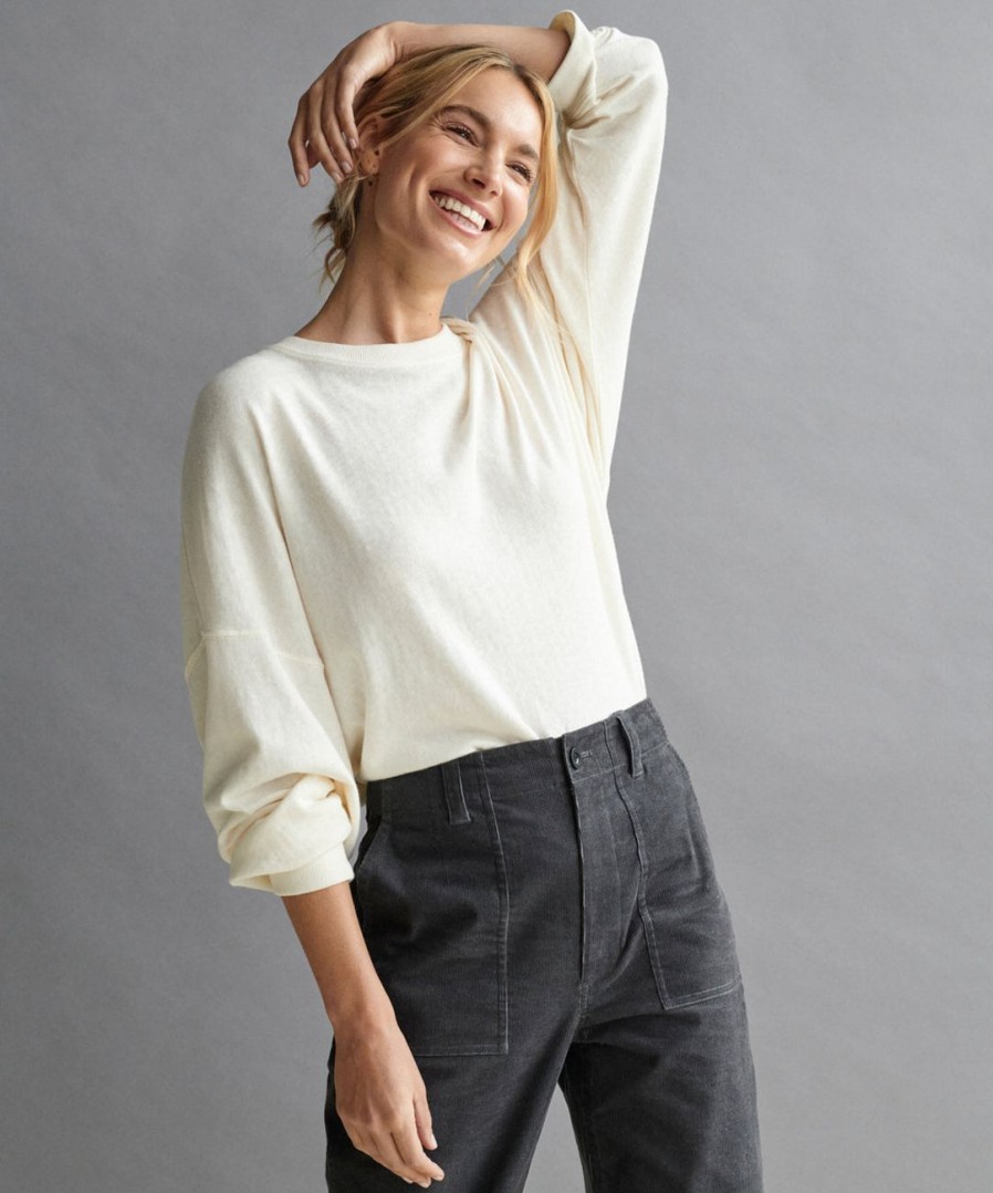 Tops J.Jill | Boyfriend Long-Sleeve Tee