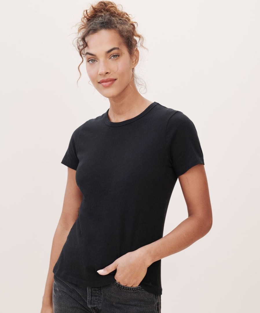 Tops J.Jill | Cotton Slim Tee