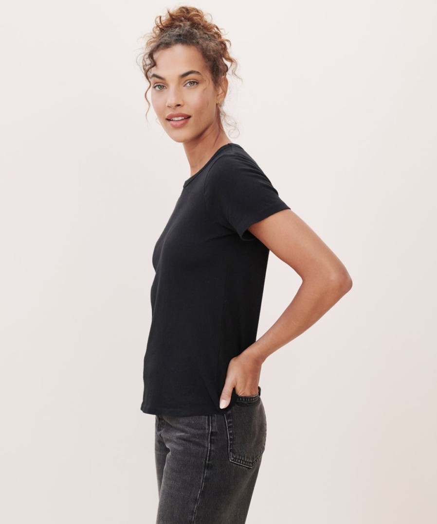 Tops J.Jill | Cotton Slim Tee