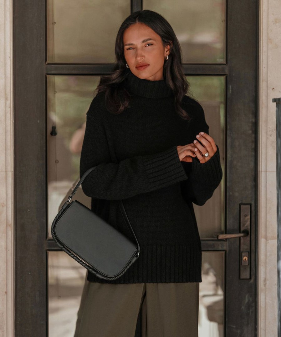 Sweaters J.Jill | Cashmere Jet Turtleneck