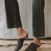 Shoes J.Jill | Oiled Leather Kitten Heel Mule