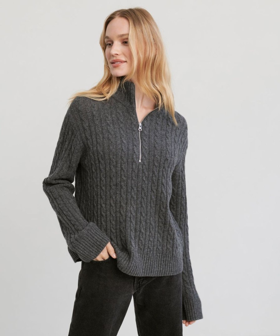 Sweaters J.Jill | Cable Nell Half Zip