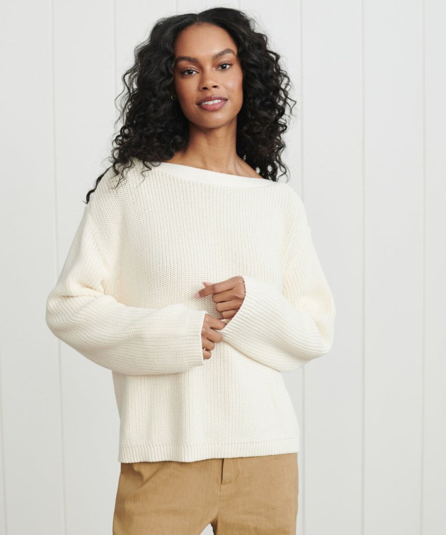 Sweaters J.Jill | Cotton Boatneck Sweater